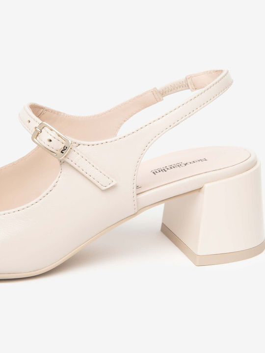 Leather Heels Yellow
