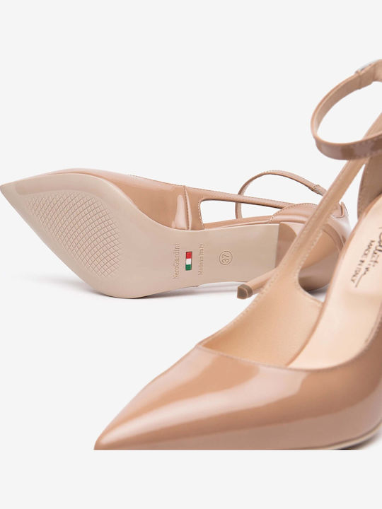 Leder Pumps Rosa