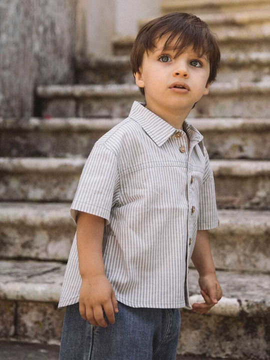 Kids Short-Sleeved Shirt Coconut Milk