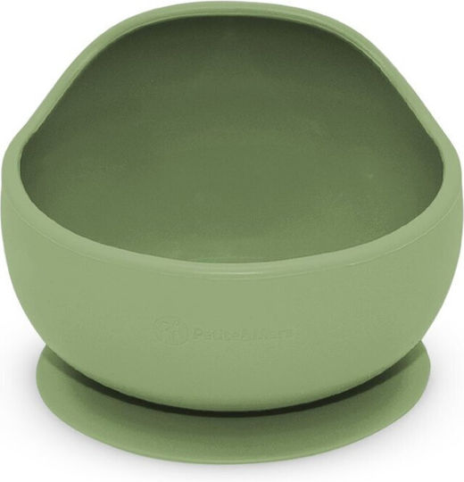 Petite & Mars Bol De Mâncare Pentru Copii Din Silicon Verde