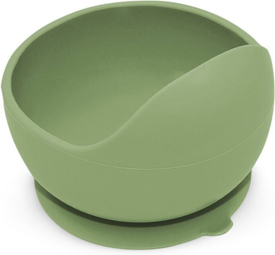 Petite & Mars Bol De Mâncare Pentru Copii Din Silicon Verde