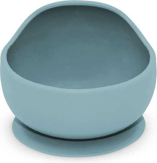 Petite & Mars Bol De Mâncare Pentru Copii Din Silicon Albastru