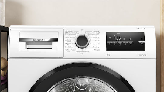 Bosch WTH85221BY Στεγνωτήριο 8kg με Αντλία Θερμότητας