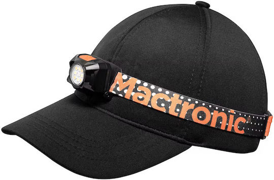 Mactronic Επαναφορτιζόμενος Φακός Κεφαλής LED IPX4 με Μέγιστη Φωτεινότητα 400lm