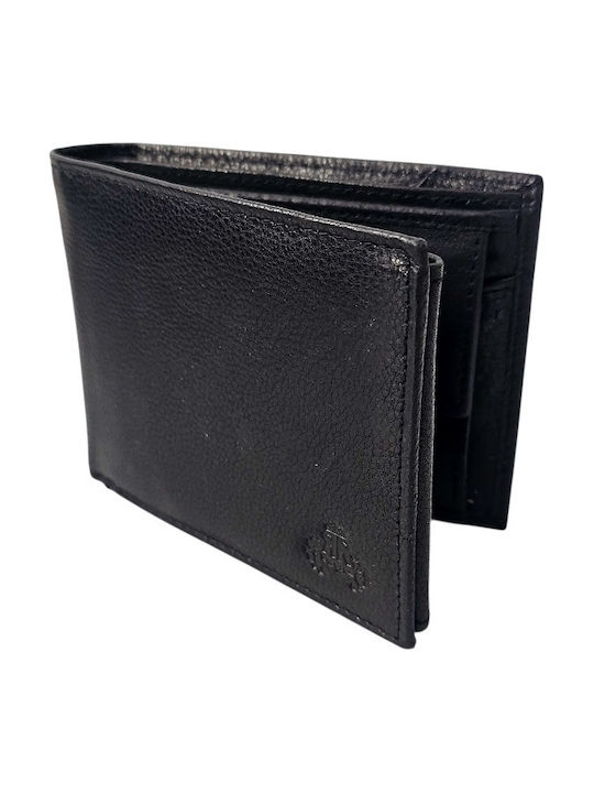 Leder Herrenbrieftasche Schwarz