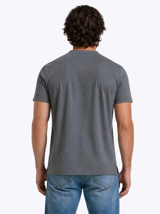 Polo Short Sleeve Blouse Gray