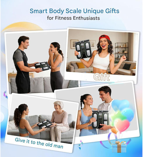 Smart Cantar De Baie 180kg Cu Analizator De Grăsime Corporală Bluetooth X002FZ0XQH