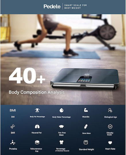Smart Cantar De Baie 180kg Cu Analizator De Grăsime Corporală Și Bluetooth X002F7KJ1J