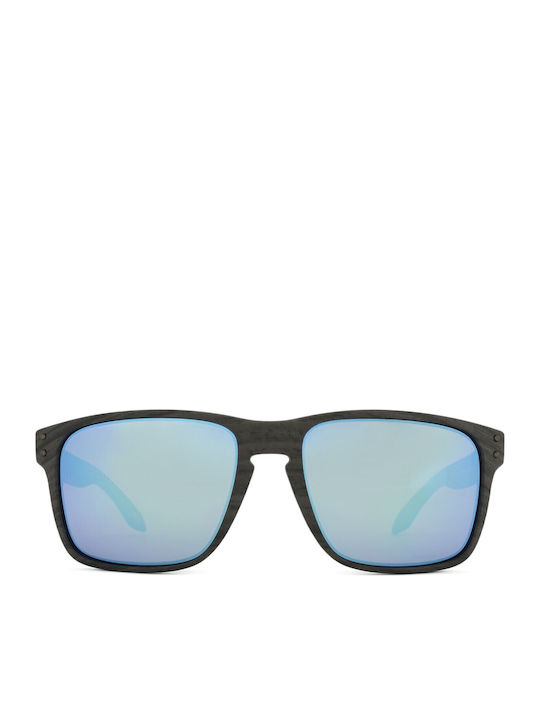 Oakley Unisex Sonnenbrillen mit Braunen Rahmen und Braun Polarisiert Spiegel Gläser OO9487-04