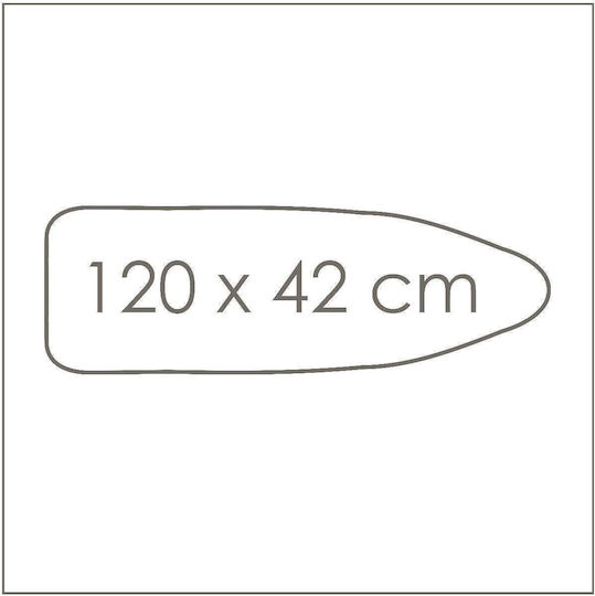 Masă de Călcat pentru Fier de Călcat cu Aburi Compactă 120x42cm