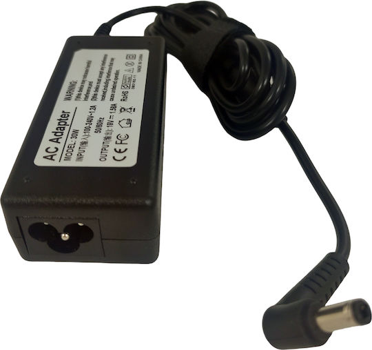 Ac Adapter Laptop Charger 30W 19V 1.58A for HP with Detachable Power Cord