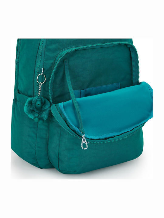 Kipling Seoul Τσάντα Πλάτης για Laptop 15" σε Πράσινο χρώμα