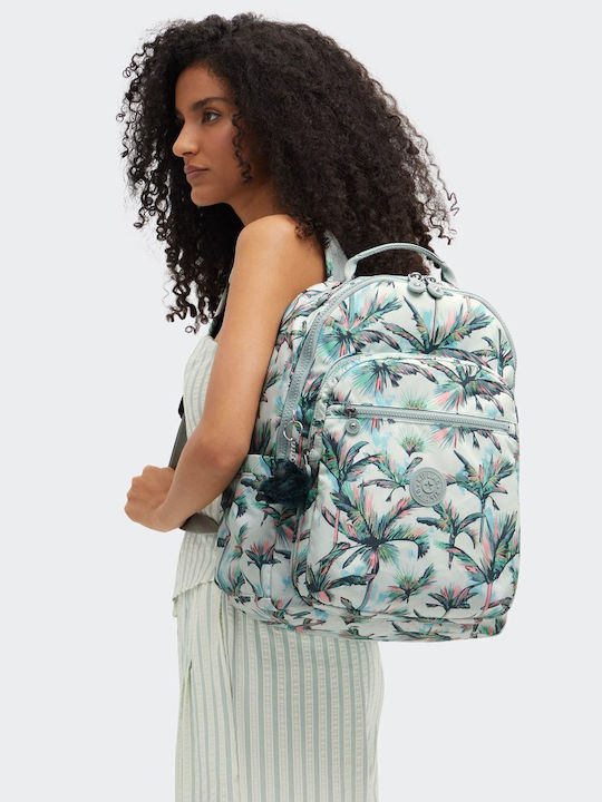 Kipling Seoul Τσάντα Πλάτης για Laptop 15" Πολύχρωμη