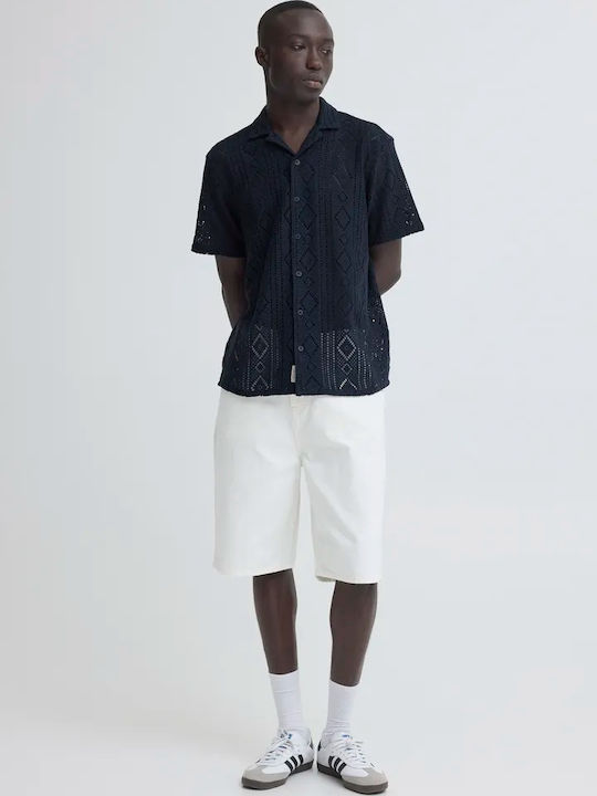Short Sleeve Shirt Regular Fit Dark Blue