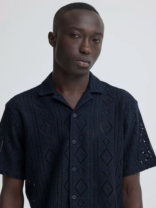 Short Sleeve Shirt Regular Fit Dark Blue