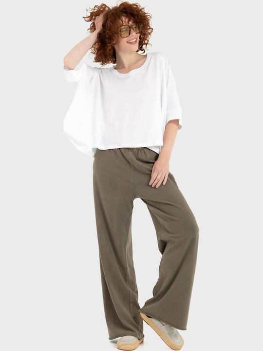 Women's Crop T-shirt White