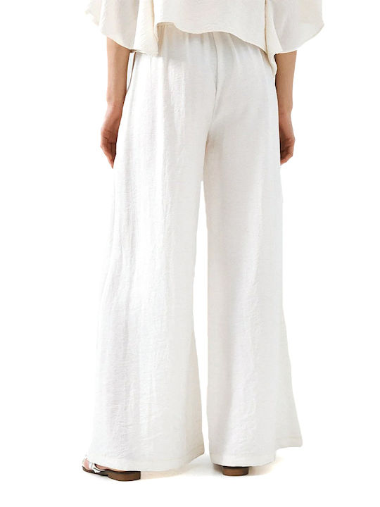 Access Women's High Rise Fabric Pantaloons with Ecru Elastic Waist Access Women's High Rise Fabric Pantaloons with Ecru Elastic Waist