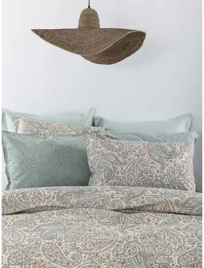 Palamaiki Ste100 Комплект Чаршафи Единични с Ластик 110x200+32см Aqua (3бр)