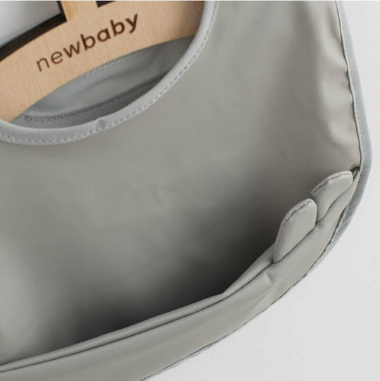 New Baby Babici Pentru Bebeluşi Material Textil Cu Autocolant Şi Buzunar Gri New Baby Babici Pentru Bebeluşi Material Textil Cu Autocolant Şi Buzunar Gri