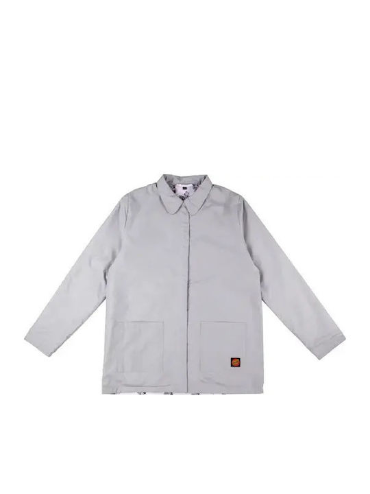 Women's Double Sided Jacket for Winter Silver