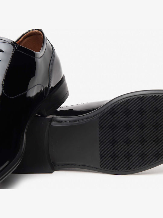 Herrenschuhe aus Lackleder Schwarz