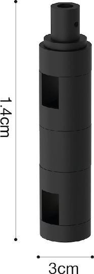 Inlight Στήριγμα Αγωγό Δύο Επίπεδα 13c-a006 2880-inlight