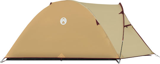 Coleman Darwin Plus Camping Tent Igloo Beige with Double Cloth 3 Seasons for 3 People 330x190x130cm