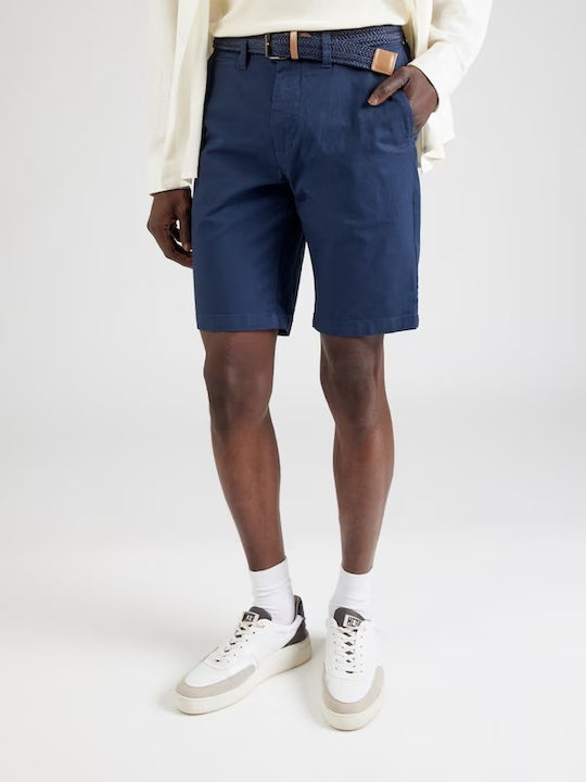Pantaloni Scurți Bărbați Denim Albastru Marin