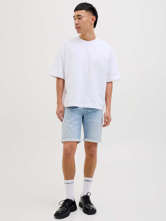 Jjirick Men's Denim Light Blue Bermuda Shorts