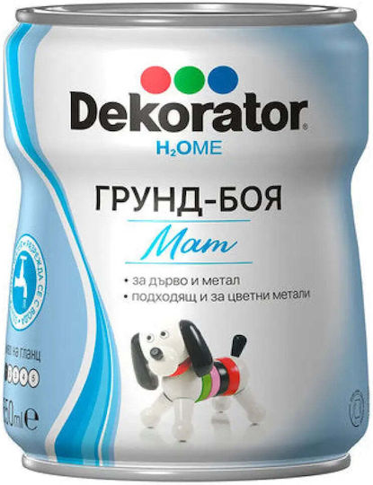 Primer Paint Matte 650 Ml White Dekorator