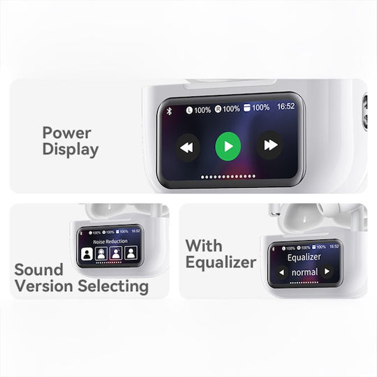Yesido In Ear Bluetooth Безжични Слушалки Бели