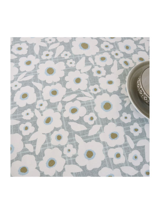 Dimeco Dimeco Tischdecke Diana Blaue 180x180cm
