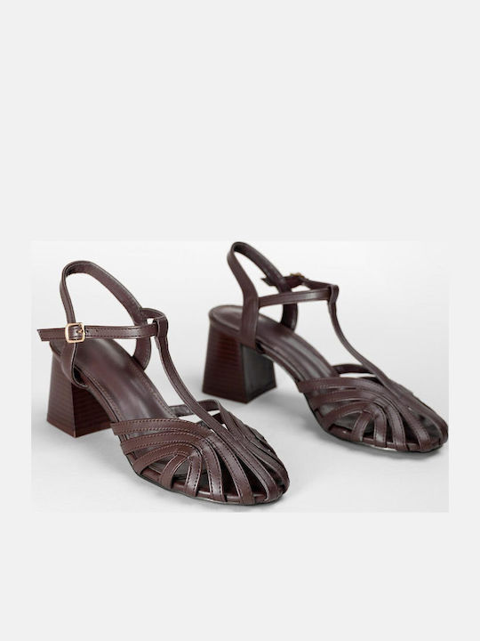 Damen Sandalen Braun