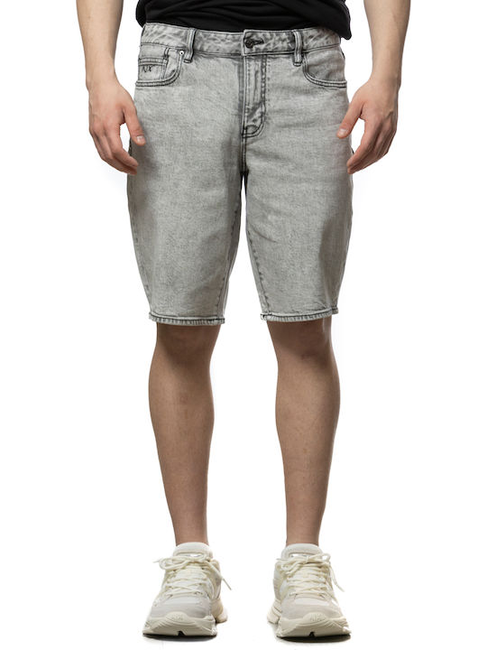 Men's Gray Denim Shorts