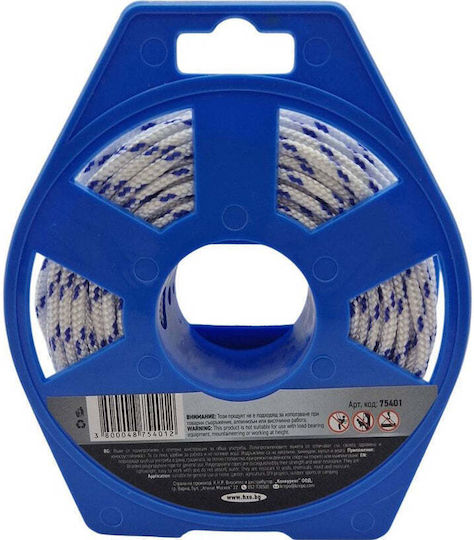 Franghie Universal Powercord 3 Mm 30 M Albă