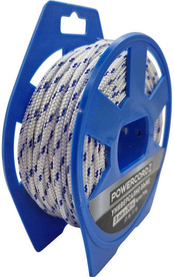 Franghie Universal Powercord 3 Mm 30 M Albă