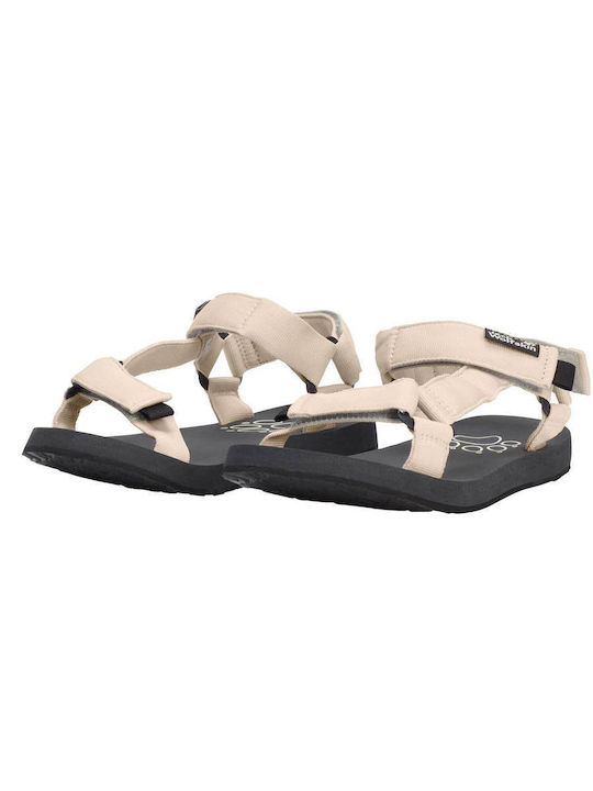 Women's Flat Sandals Beige