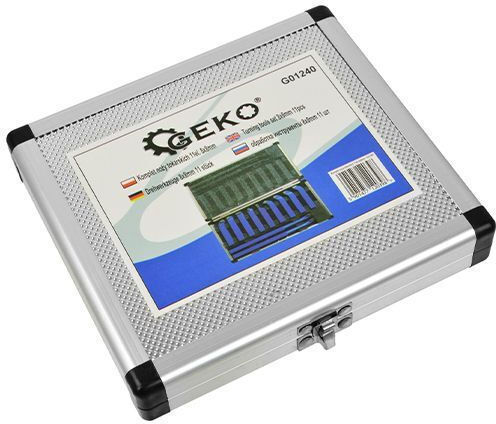 Geko G01240 Carbide Lathe Tool Set 8x8 Mm 11 Pieces