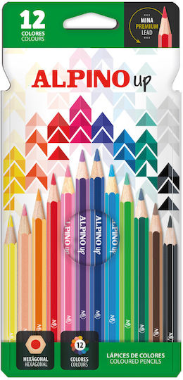 Alpino Colored Pencils Cardboard Box 12 Colors Set Alpino Up