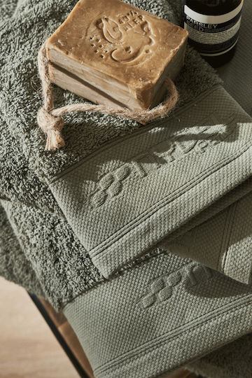 Nydel Paris 21 X 15 Cm Organic Bath Glove Extra Soft Thick Organic Cotton 700 G/m² Nd3372360 Khaki
