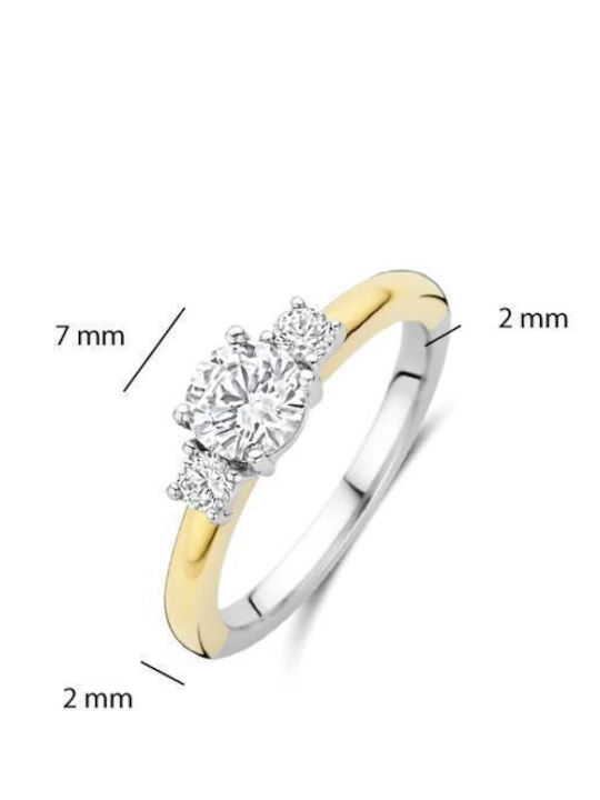 Ti Sento Ti Sento Einzelne Steine Ringe aus Silber