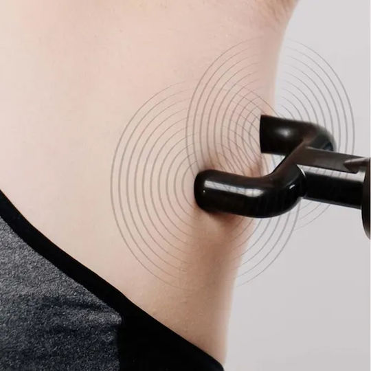 Jocca Massage Gun for Neck Head Waist Back Legs Body and Hands with Vibration White