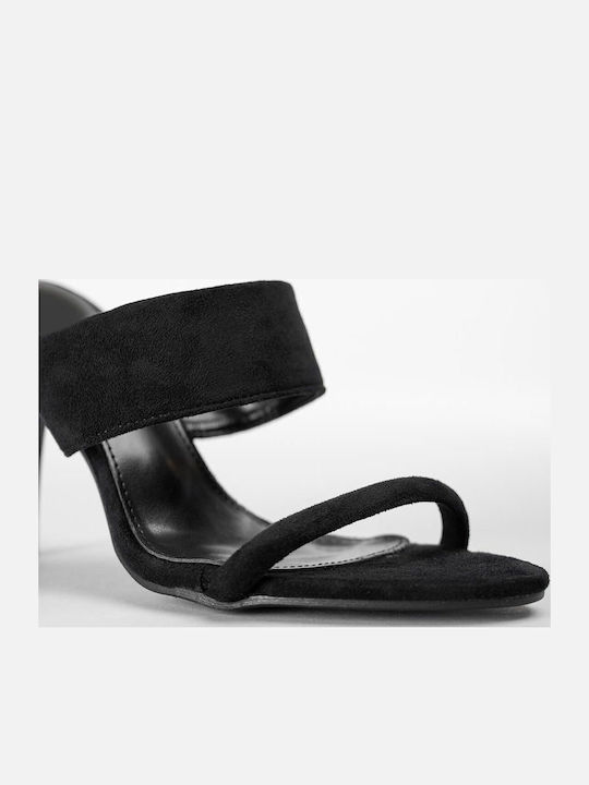 Suede Women's Sandals Black