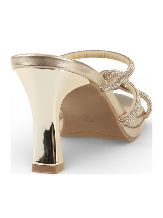 Damen Sandalen Gold