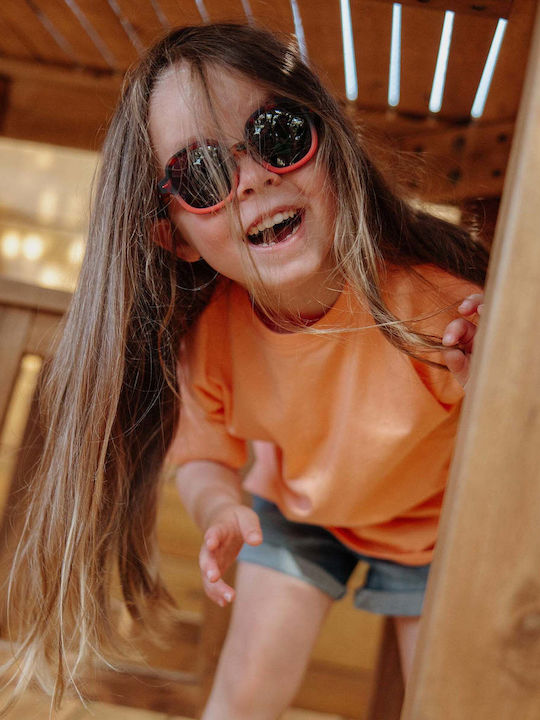 Hello Hossy Koody Kids Red Sunglasses For 5-8 Years