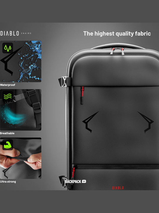 Diablo Backpack Αδιάβροχο 40lt Μαύρο