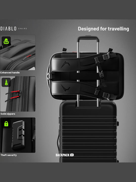 Diablo Backpack Αδιάβροχο 40lt Μαύρο