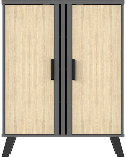 Shoby Schuhschrank aus Holz Beige B70,5xT30xH91cm