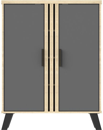 Ξύλινη Παπουτσοθήκη Shoby 70.5x30x91cm