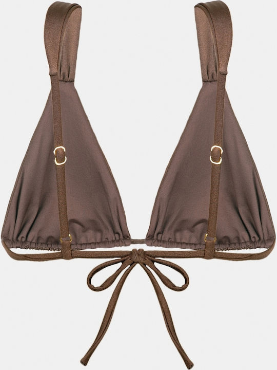 Bikini Dreieck B Becher Braun